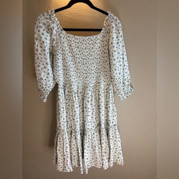 Floral Puff Sleeve Dress - Picture 8 of 12